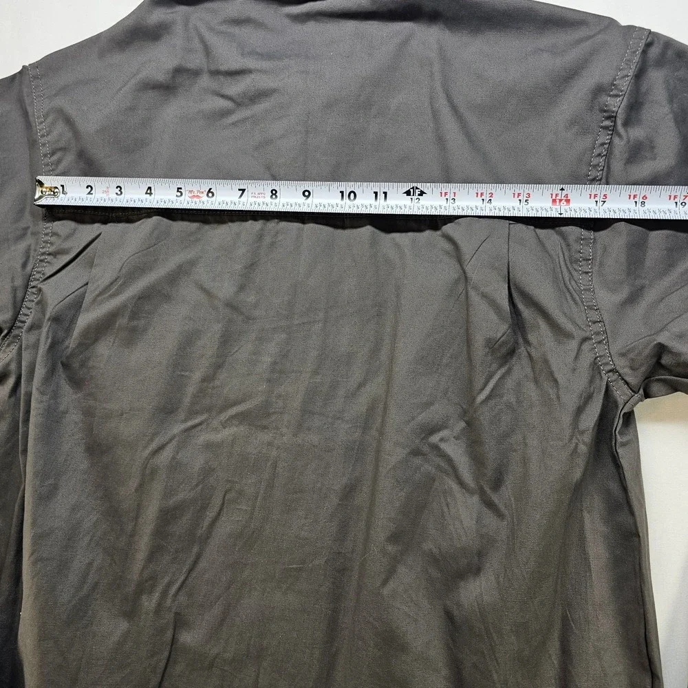 Berne Workwear‎ Men's M Button Down Work Shirt Gray Long Sleeve Utility NEW